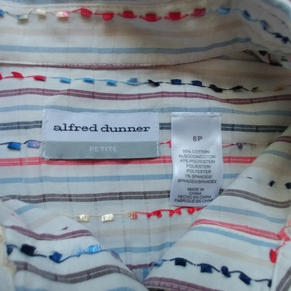 Multi Color Textured Button Down - Picture 3 of 4